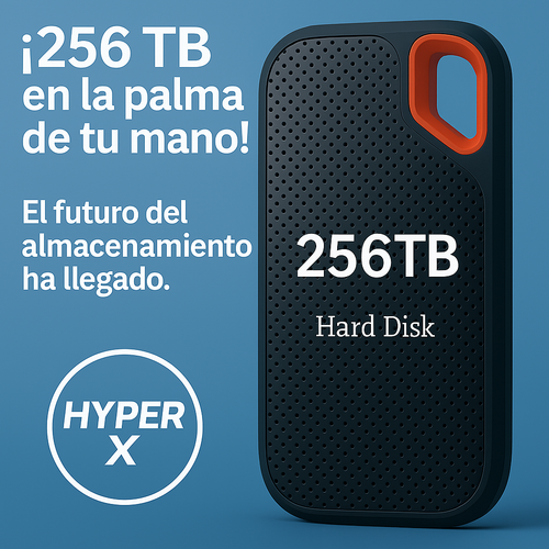 USB de 256 TB (Tera Bits)
