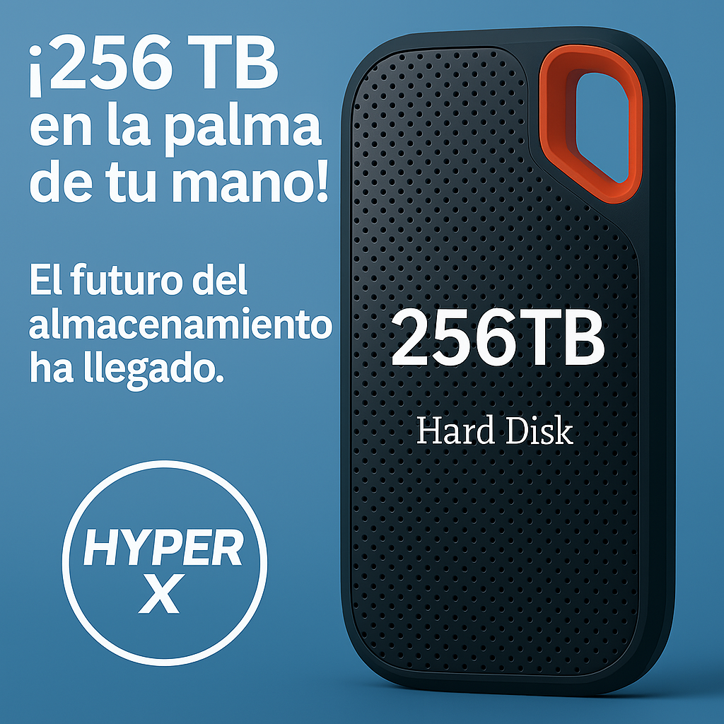 USB de 256 TB (Tera Bits)
