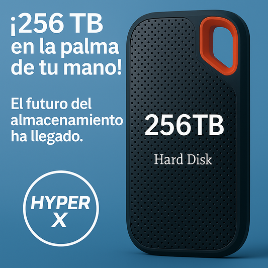USB de 256 TB (Tera Bits)